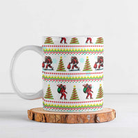 Amazing Bigfoot Christmas Ceramic Mug Xmas Holiday Patterns - Wonder Print Shop