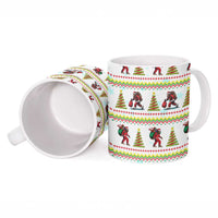Amazing Bigfoot Christmas Ceramic Mug Xmas Holiday Patterns - Wonder Print Shop