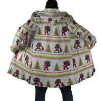 Amazing Bigfoot Christmas Cloak Xmas Holiday Patterns - Wonder Print Shop