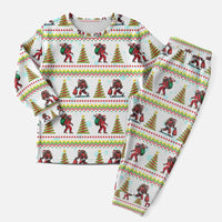 Amazing Bigfoot Christmas Pajama Set Xmas Holiday Patterns - Wonder Print Shop