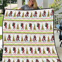 Amazing Bigfoot Christmas Quilt Xmas Holiday Patterns - Wonder Print Shop