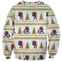 Amazing Bigfoot Christmas Sweatshirt Xmas Holiday Patterns - Wonder Print Shop