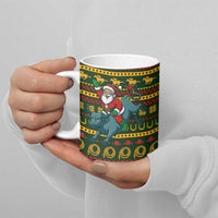 Amazing Cowboy Santa Claus Christmas Ceramic Mug Xmas Holiday Patterns - Wonder Print Shop
