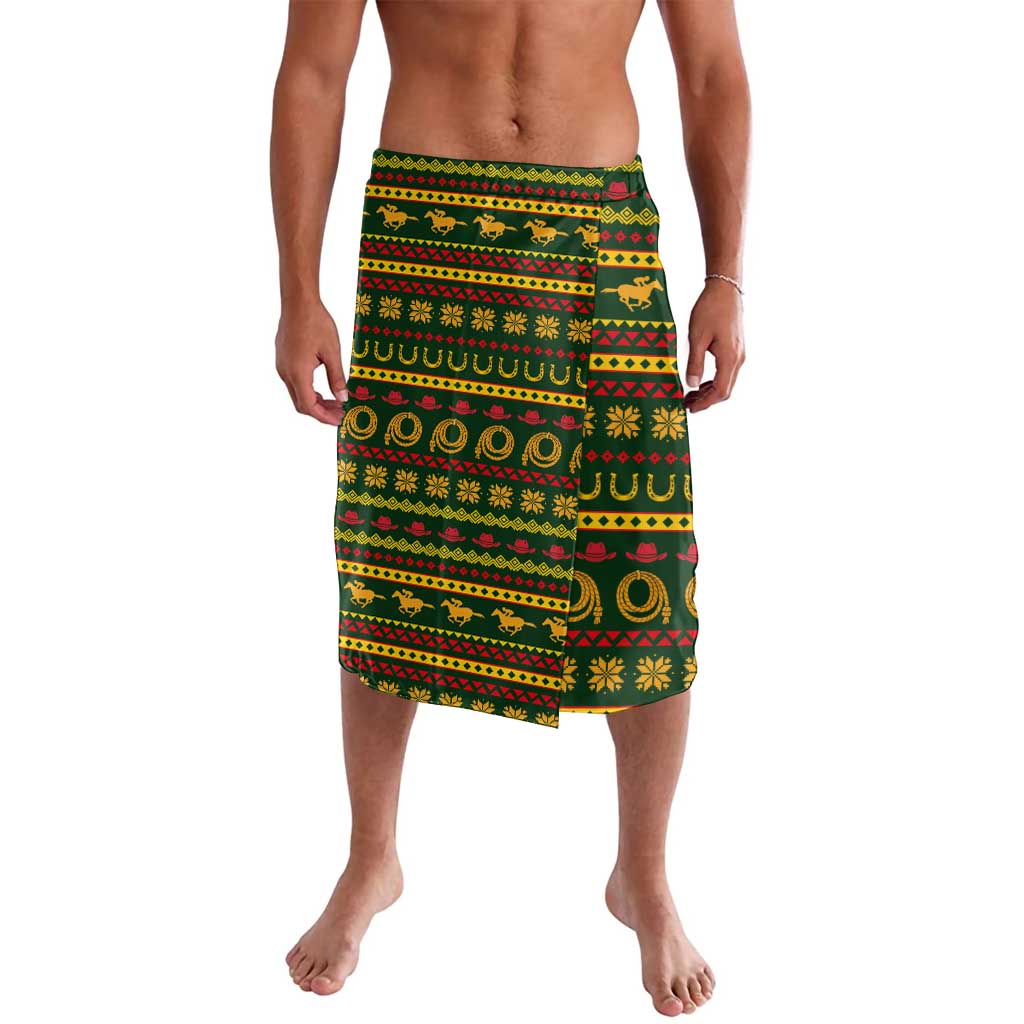 Amazing Cowboy Santa Claus Christmas Lavalava Xmas Holiday Patterns - Wonder Print Shop