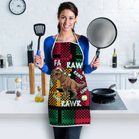 Christmas T Rex Rawr Rawr Rawr Apron Xmas Holiday Patterns - Wonder Print Shop