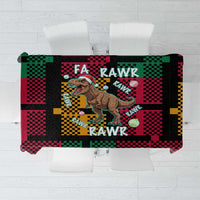 Christmas T Rex Rawr Rawr Rawr Tablecloth Xmas Holiday Patterns - Wonder Print Shop