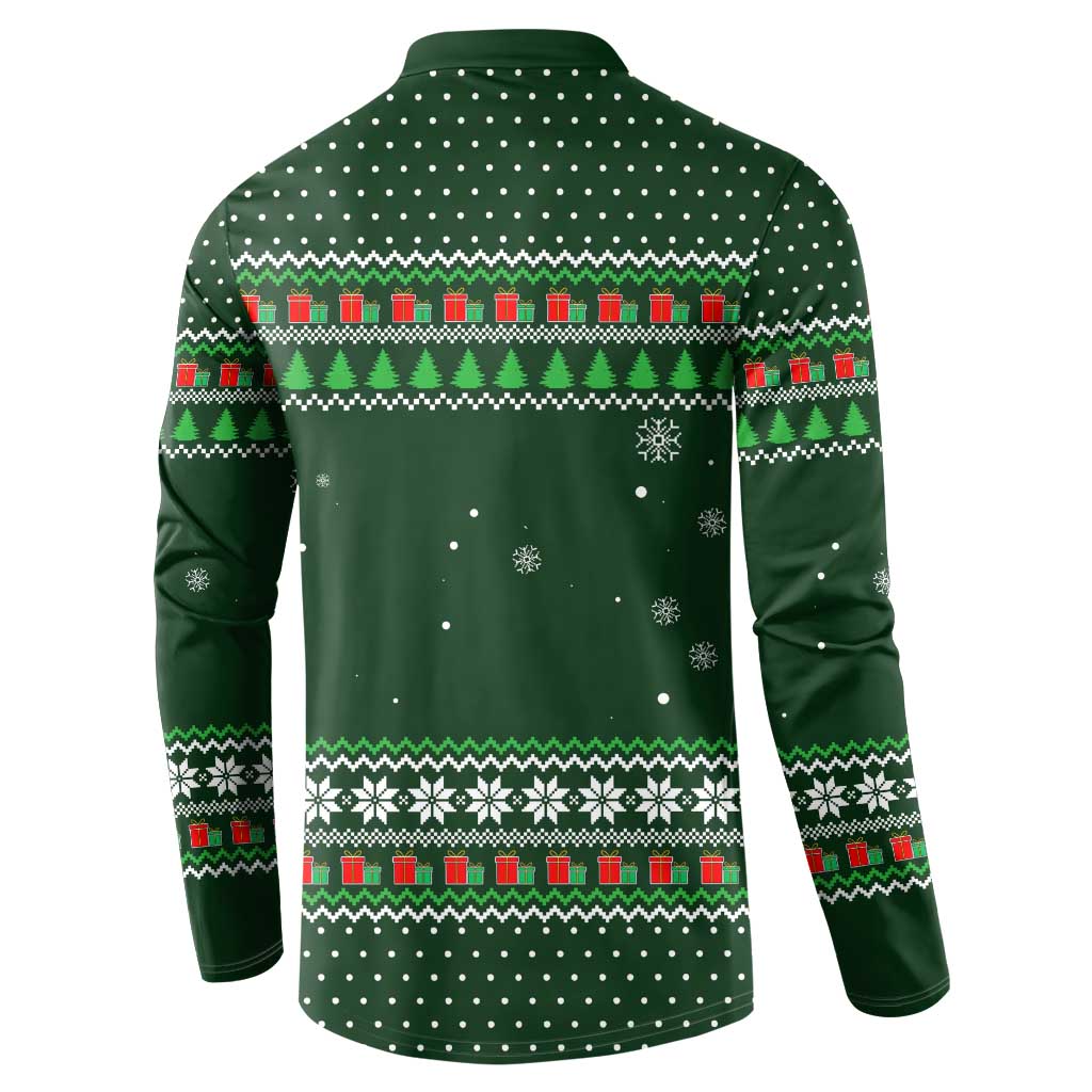 Ight Imma Head Out Santa Funny Christmas Christmas Button Sweatshirt Xmas Holiday Patterns - Wonder Print Shop