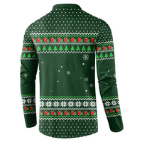 Ight Imma Head Out Santa Funny Christmas Christmas Button Sweatshirt Xmas Holiday Patterns - Wonder Print Shop