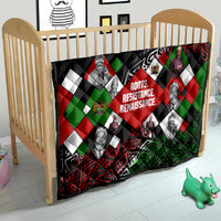 Jomo Kenyatta Quilt with Roots Resistance Renaissance and Kenyan Patchwork Pattern Tribute - Wonder Print Shop