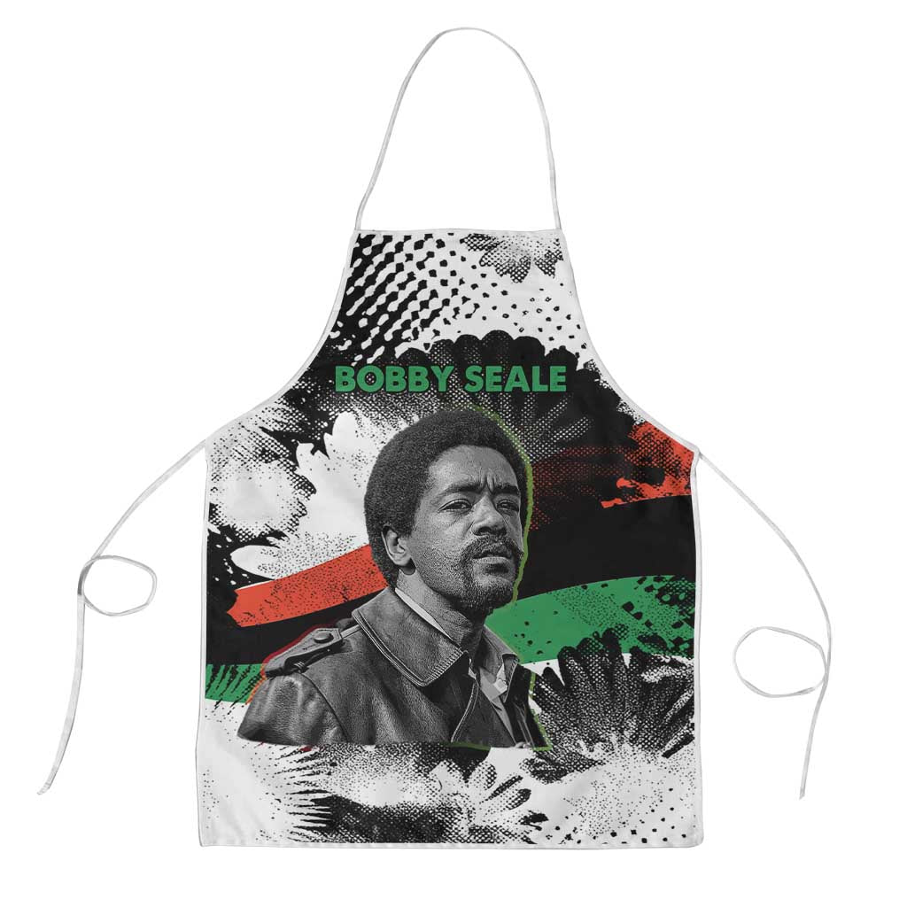 Bobby Seale Apron Black Panther Artwork Solidarity Quote Revolutionary Civil Rights Tribute - Wonder Print Shop