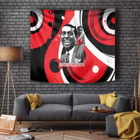Stokely Carmichael Tapestry Abstract Design Black Power Text Civil Rights Activist - Wonder Print Shop