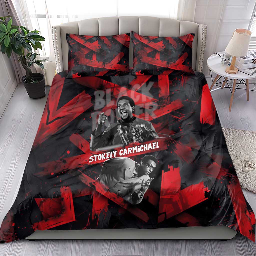 Stokely Carmichael Bedding Set Graphic Design Black Power Quote Powerful Speech Civil Rights - Wonder Print Shop