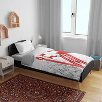 Switzerland Flag Bedding Set Swiss Map Red-White Distressed - Wonder Print Shop