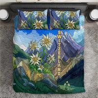 Edelweiss Flower Switzerland Mountain Bedding Set - Wonder Print Shop