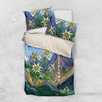 Edelweiss Flower Switzerland Mountain Bedding Set - Wonder Print Shop