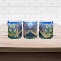 Edelweiss Flower Switzerland Mountain Ceramic Mug - Wonder Print Shop