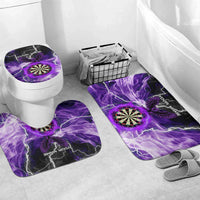 Personalized Purple Lightning Darts Board Bathroom Set with Owl Graphic - Wonder Print Shop