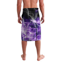 Personalized Purple Lightning Darts Board Lavalava with Owl Graphic - Wonder Print Shop