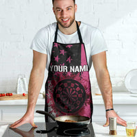 Personalized Pink Ribbon and American Flag Darts Apron - Wonder Print Shop