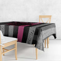 Personalized Pink Ribbon and American Flag Darts Tablecloth - Wonder Print Shop
