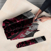 Personalized Pink Ribbon and American Flag Darts Umbrella - Wonder Print Shop