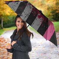 Personalized Pink Ribbon and American Flag Darts Umbrella - Wonder Print Shop