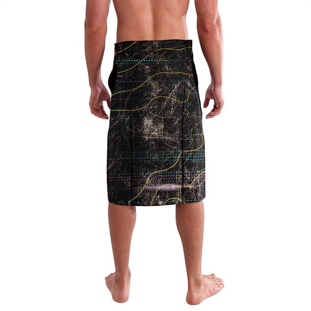 Personalized Skull and Darts Graphic Lavalava with Neon Design - Wonder Print Shop