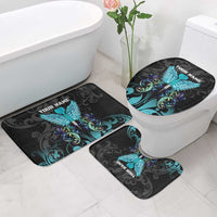 Personalized Elegant Wings and Dartboard Design Bathroom Set with Swirling Floral Patterns - Wonder Print Shop
