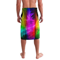 Personalized Colorful Neon Darts Lavalava with Bold Abstract Background - Wonder Print Shop