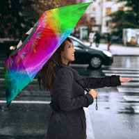 Personalized Colorful Neon Darts Umbrella with Bold Abstract Background - Wonder Print Shop