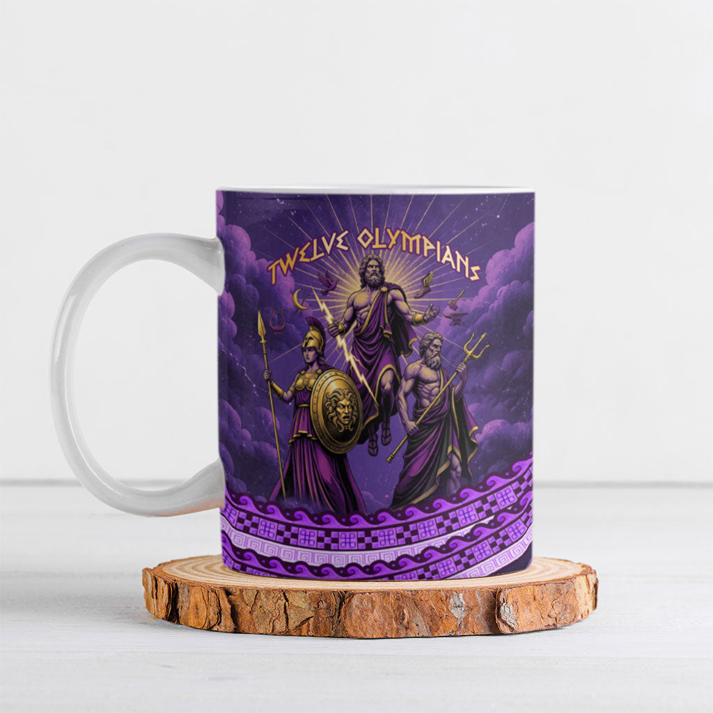 Twelve Olympians Ceramic Mug Gods Of Mount Olympus Greek Mythology