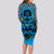 Fire Skull Long Sleeve Bodycon Dress Of Course I'm Going To Hell I'm Just Here To Pick You Up - Wonder Print Shop