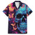 Fantasy Skull with Butterflies Family Matching Short Sleeve Bodycon Dress and Hawaiian Shirt Love me or hate me i'm still gonna shine - Wonder Print Shop