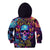 Fantasy Skull with Butterflies Kid Hoodie Love me or hate me i'm still gonna shine - Wonder Print Shop