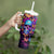 Fantasy Skull with Butterflies Tumbler With Handle Love me or hate me i'm still gonna shine