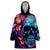 Fantasy Skull with Butterflies Wearable Blanket Hoodie Love me or hate me i'm still gonna shine - Wonder Print Shop