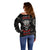 Demon Skull Off Shoulder Sweater Always be yourself unless you can be a Dragon then always be a Dragon - Wonder Print Shop