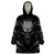 Demon Skull Wearable Blanket Hoodie Always be yourself unless you can be a Dragon then always be a Dragon - Wonder Print Shop