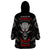 Demon Skull Wearable Blanket Hoodie Always be yourself unless you can be a Dragon then always be a Dragon - Wonder Print Shop