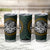 Viking Tumbler Cup Sleipnir symbol and viking pattern art