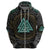 Viking Hoodie Cyan Valknut and Yggdrasil - Wonder Print Shop