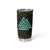 Viking Tumbler Cup Cyan Valknut and Yggdrasil