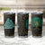 Viking Tumbler Cup Cyan Valknut and Yggdrasil