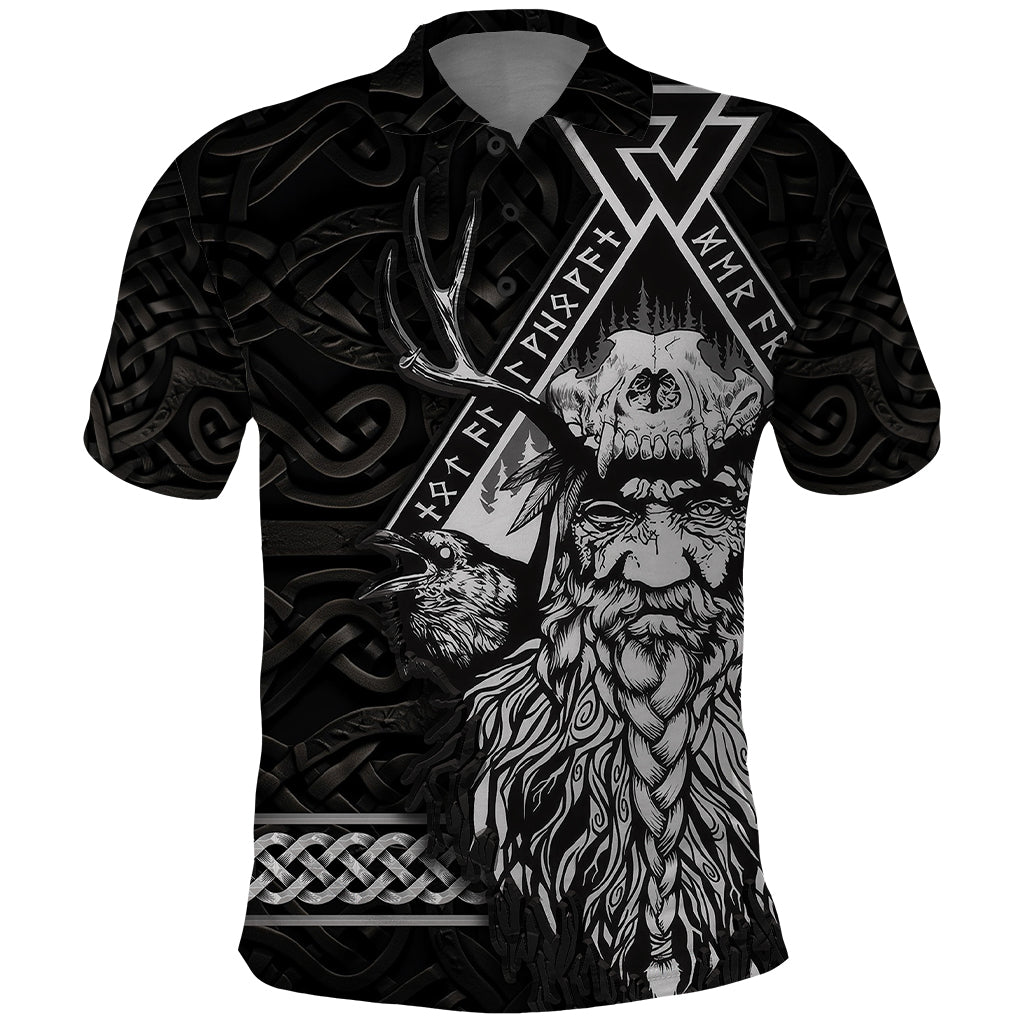 Viking Polo Shirt Norse Enigma Odin's Vision - Wonder Print Shop