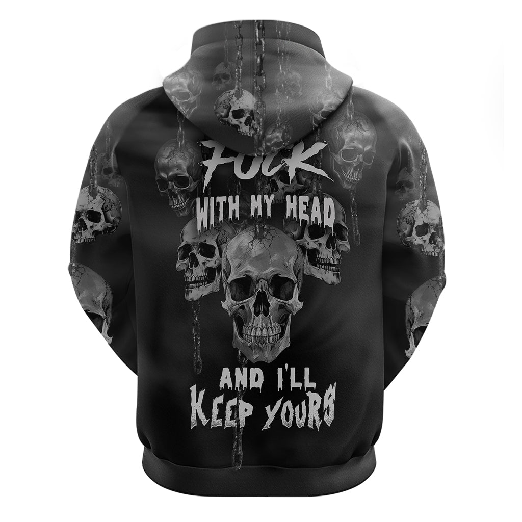 Skull Hoodie I'll Keep You - Wonder Print Shop