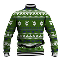 Amazing Viking Christmas Baseball Jacket Xmas Holiday Patterns - Wonder Print Shop