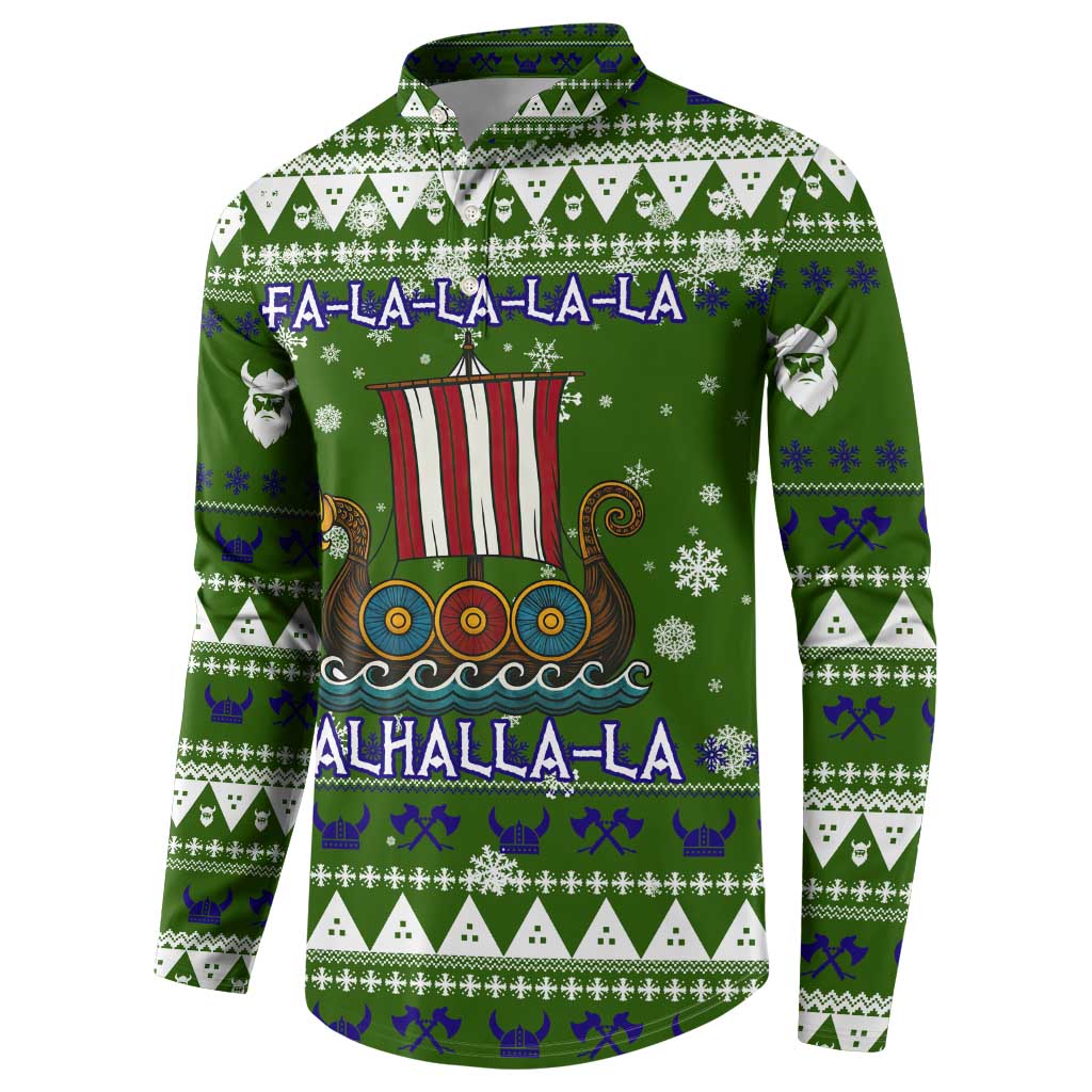 Amazing Viking Christmas Button Sweatshirt Xmas Holiday Patterns - Wonder Print Shop