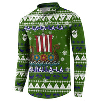 Amazing Viking Christmas Button Sweatshirt Xmas Holiday Patterns - Wonder Print Shop