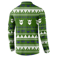 Amazing Viking Christmas Button Sweatshirt Xmas Holiday Patterns - Wonder Print Shop