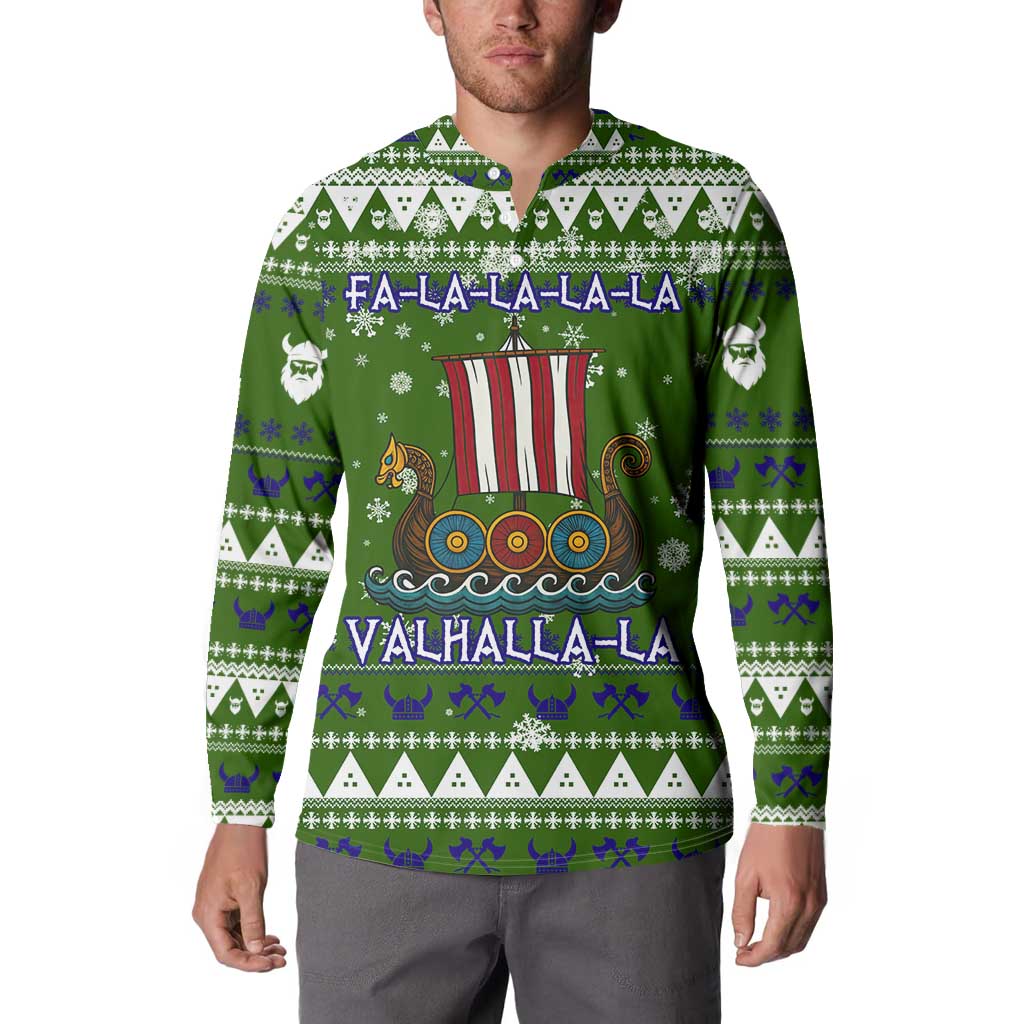 Amazing Viking Christmas Button Sweatshirt Xmas Holiday Patterns - Wonder Print Shop